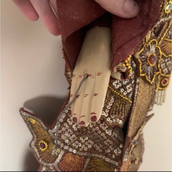 Indonesian Thai Burmese Asian Handmade Marionette Wooden Puppet LARGE - Picture 5 of 10